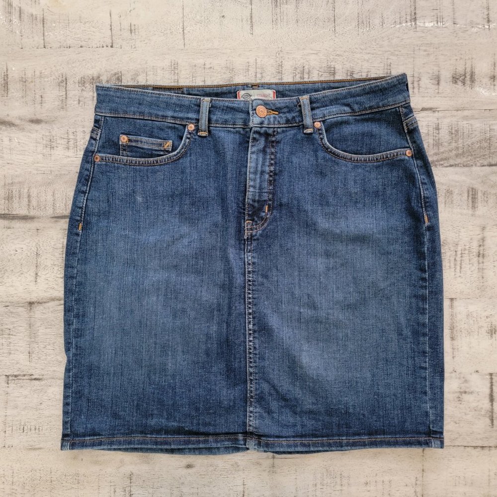 Dickies Straight Denim Skirt 12